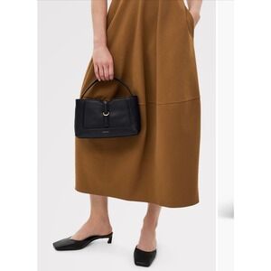 Radley London Hazelbury Park Satchel  Black Pebble Leather Satchel.
